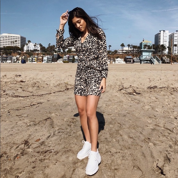 TOPSHOP LEOPARD DRESS - Picture 3 of 4